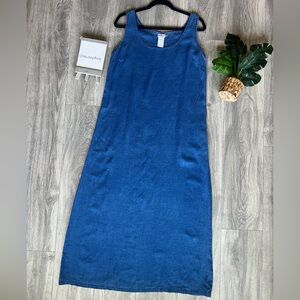 Calvin Klein Blue Midi Tank Dress